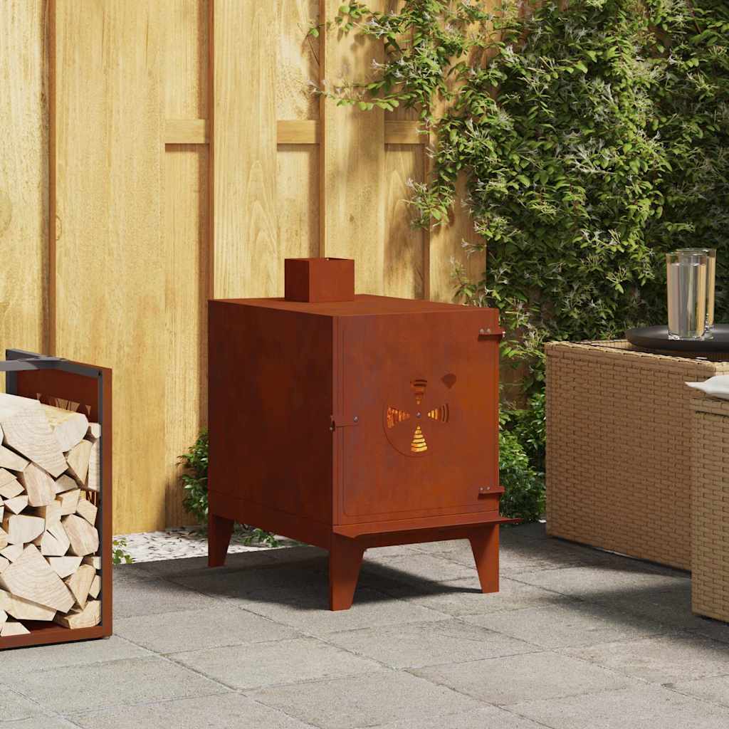 Matkapliit 35x50x60 cm Corten teras