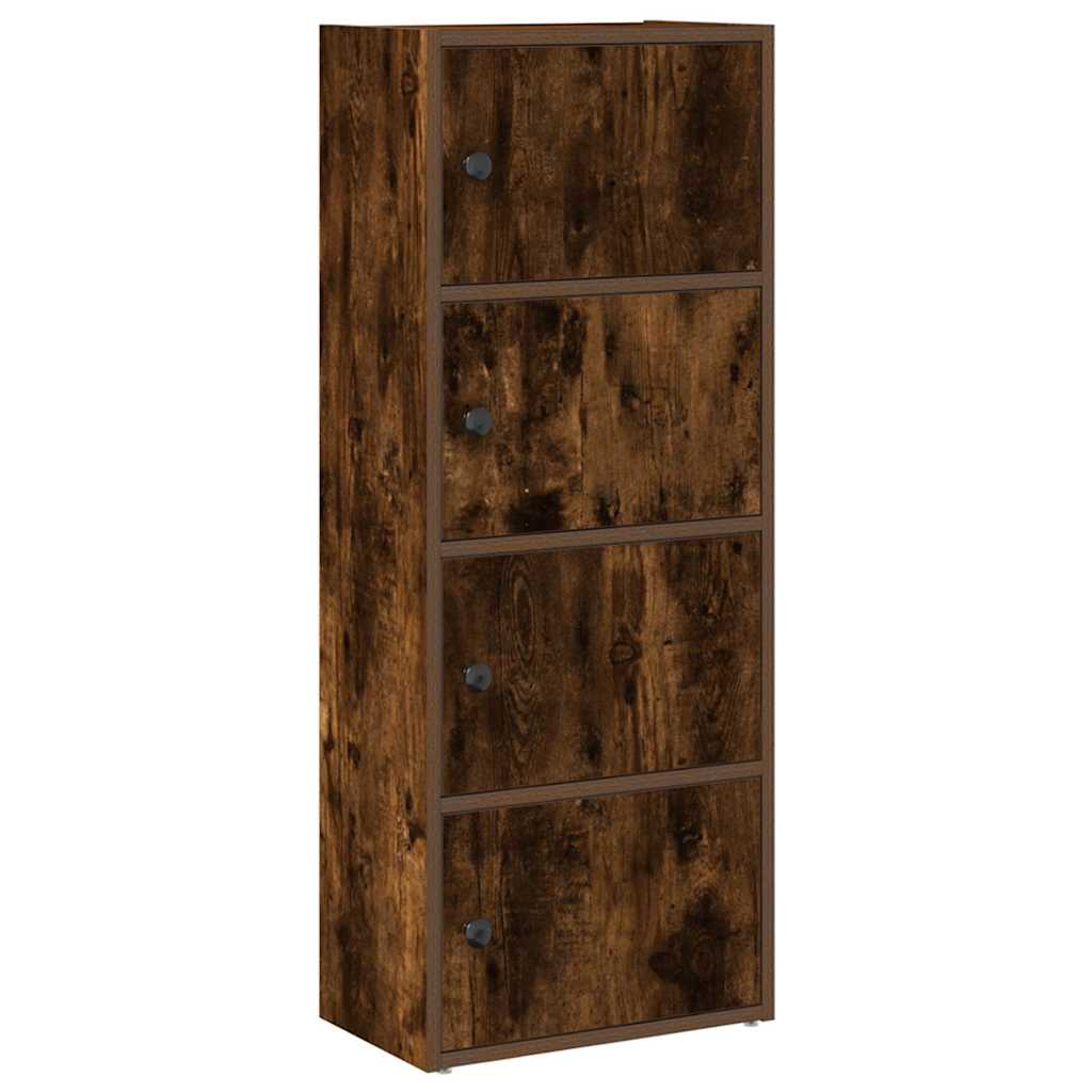 Raamatualus, suitsutatud tamm, 40x24x102 cm, tehispuit