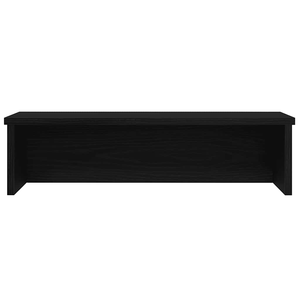 Virnastatav köögiriiul, must, 50x15x16 cm, tehispuit