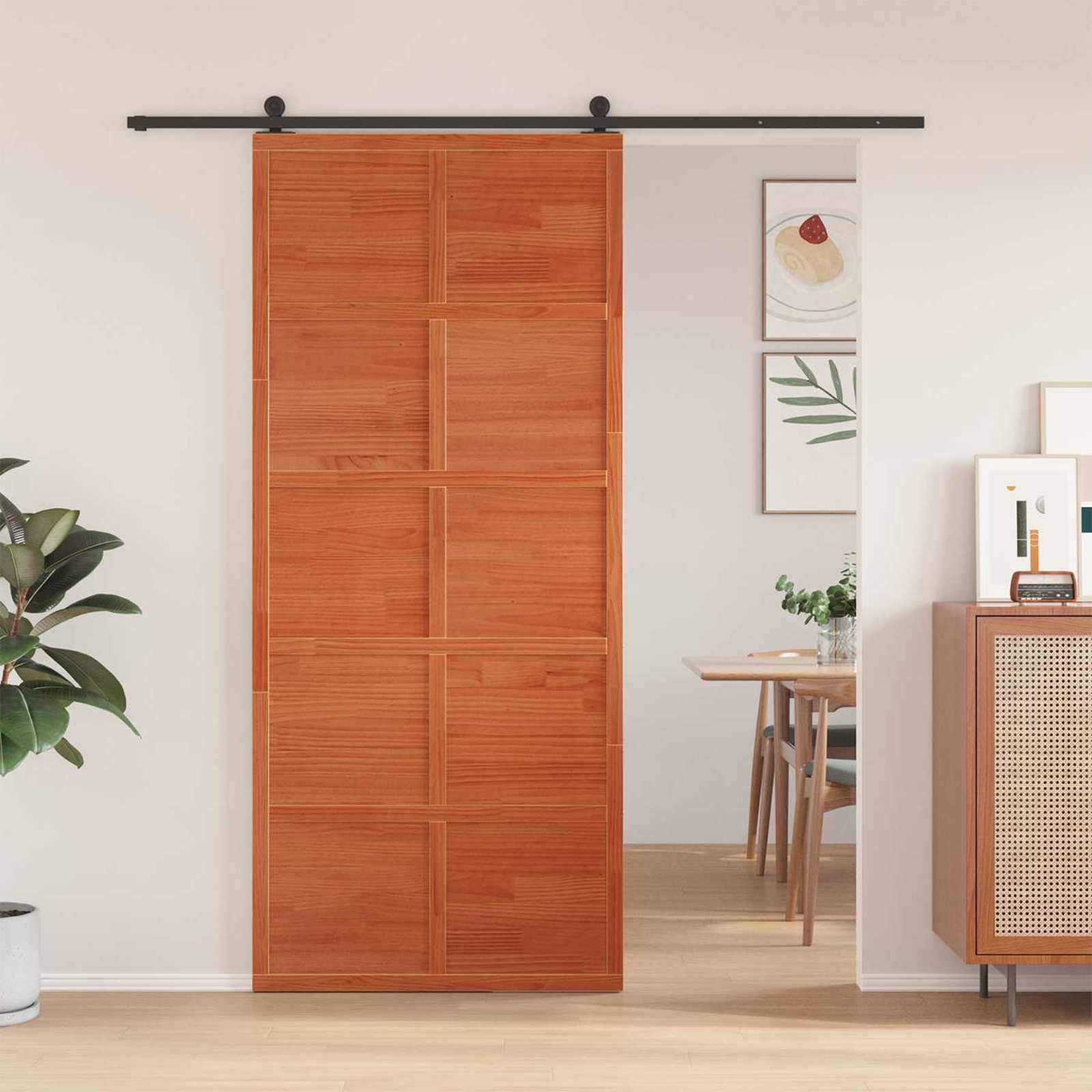 Küüniuks Vahapruun 90 x 208 cm Toekas männipuit