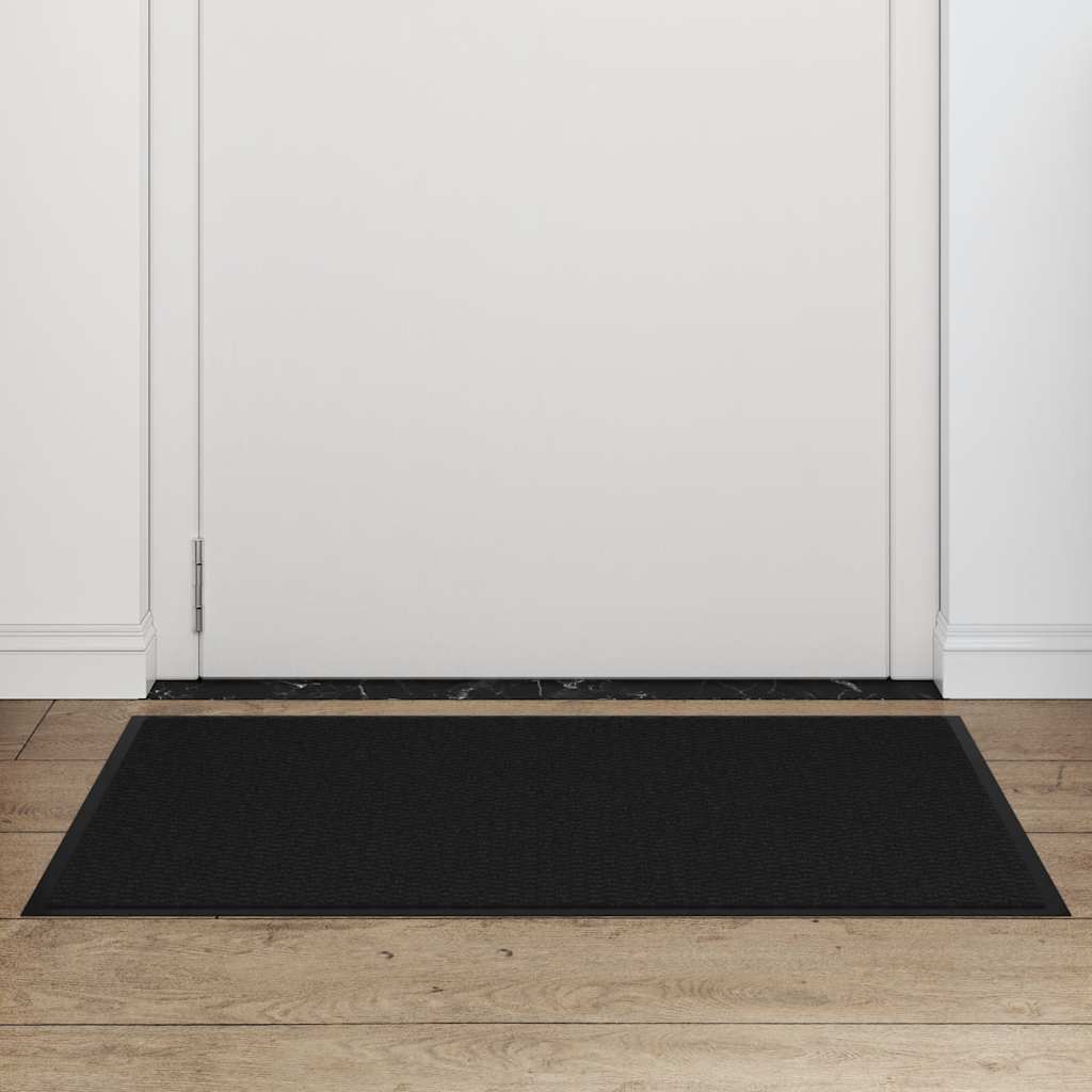 Uksematt, must, 60 x 90 cm