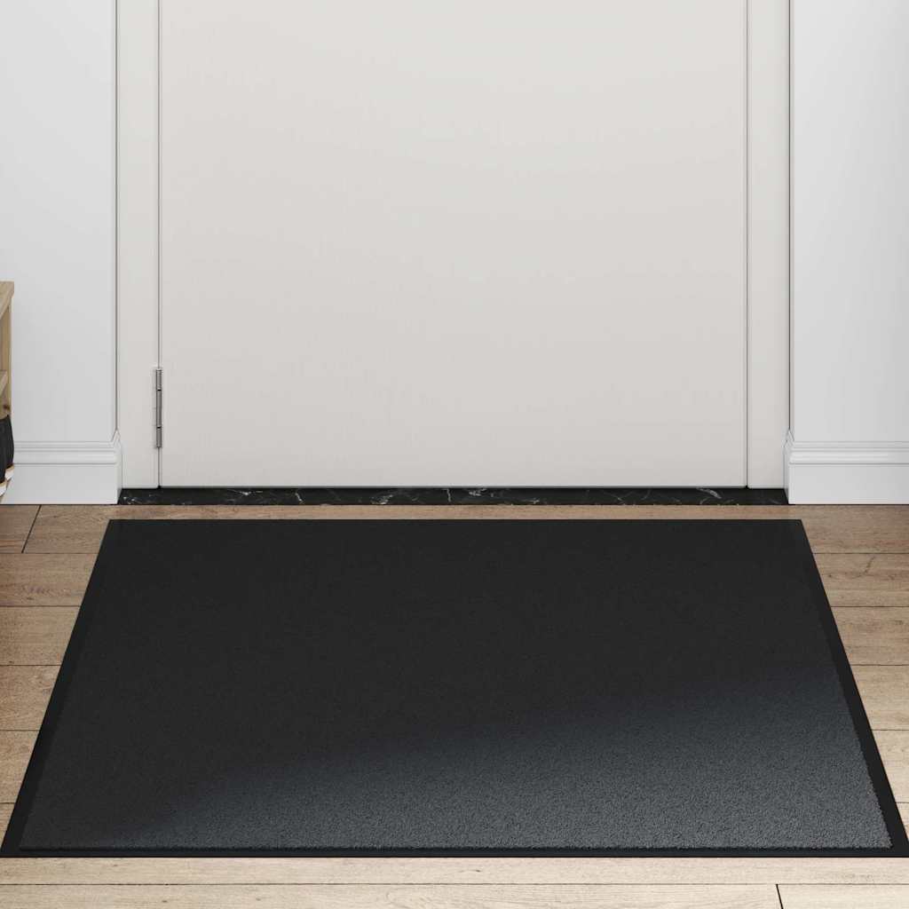 Uksematt, must, 90 x 150 cm