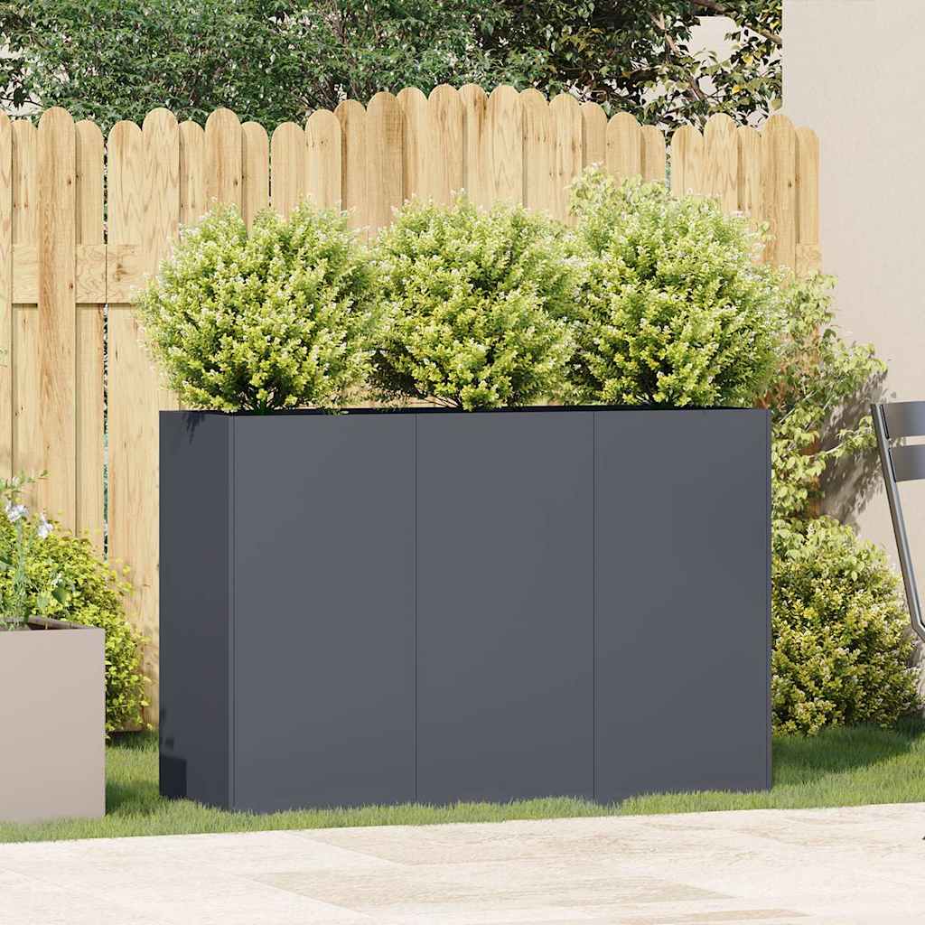 Taimekast, antratsiithall, 120x40x80 cm, külmvalts teras