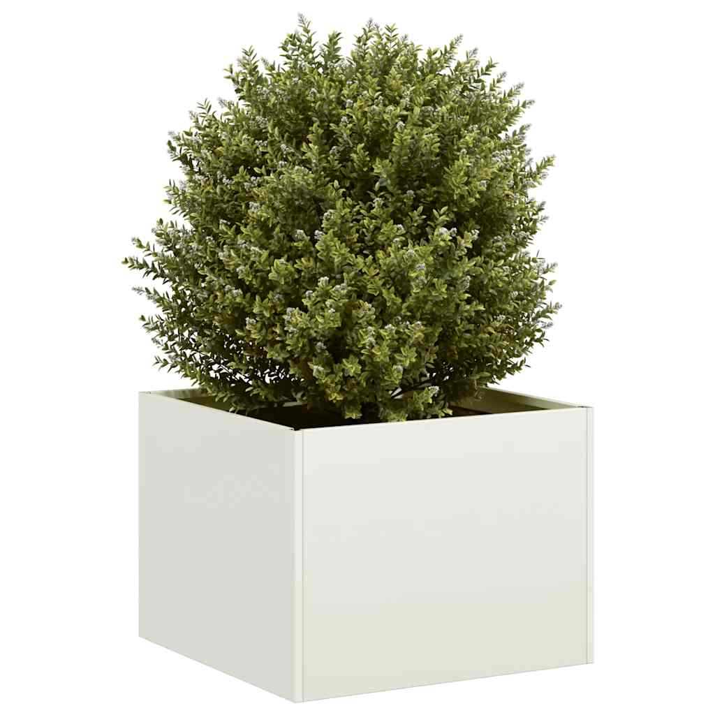 Taimekast valge 40x40x30 cm, teras