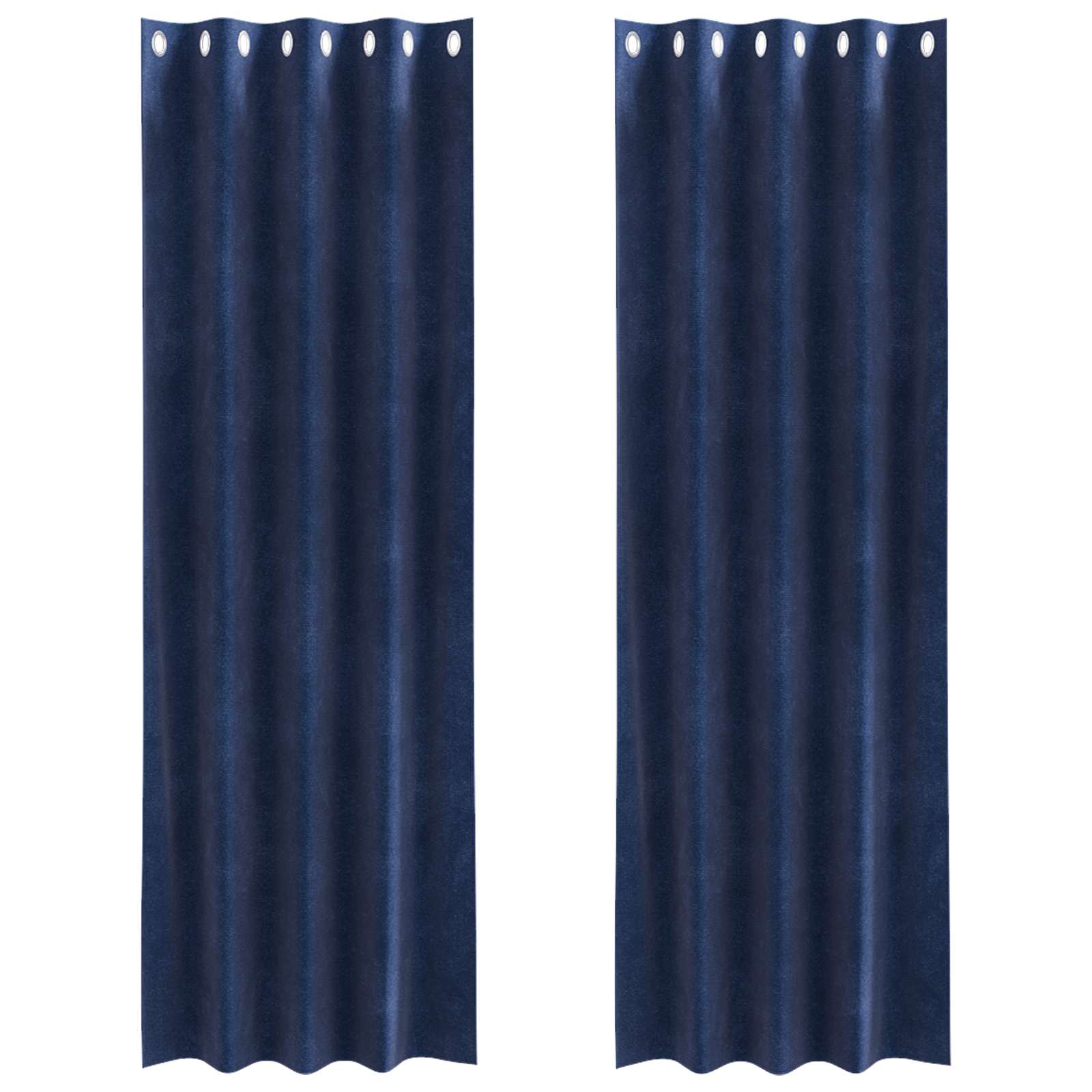 Kardinaid 2 tk Tumesinine 140 x 260 cm Samet