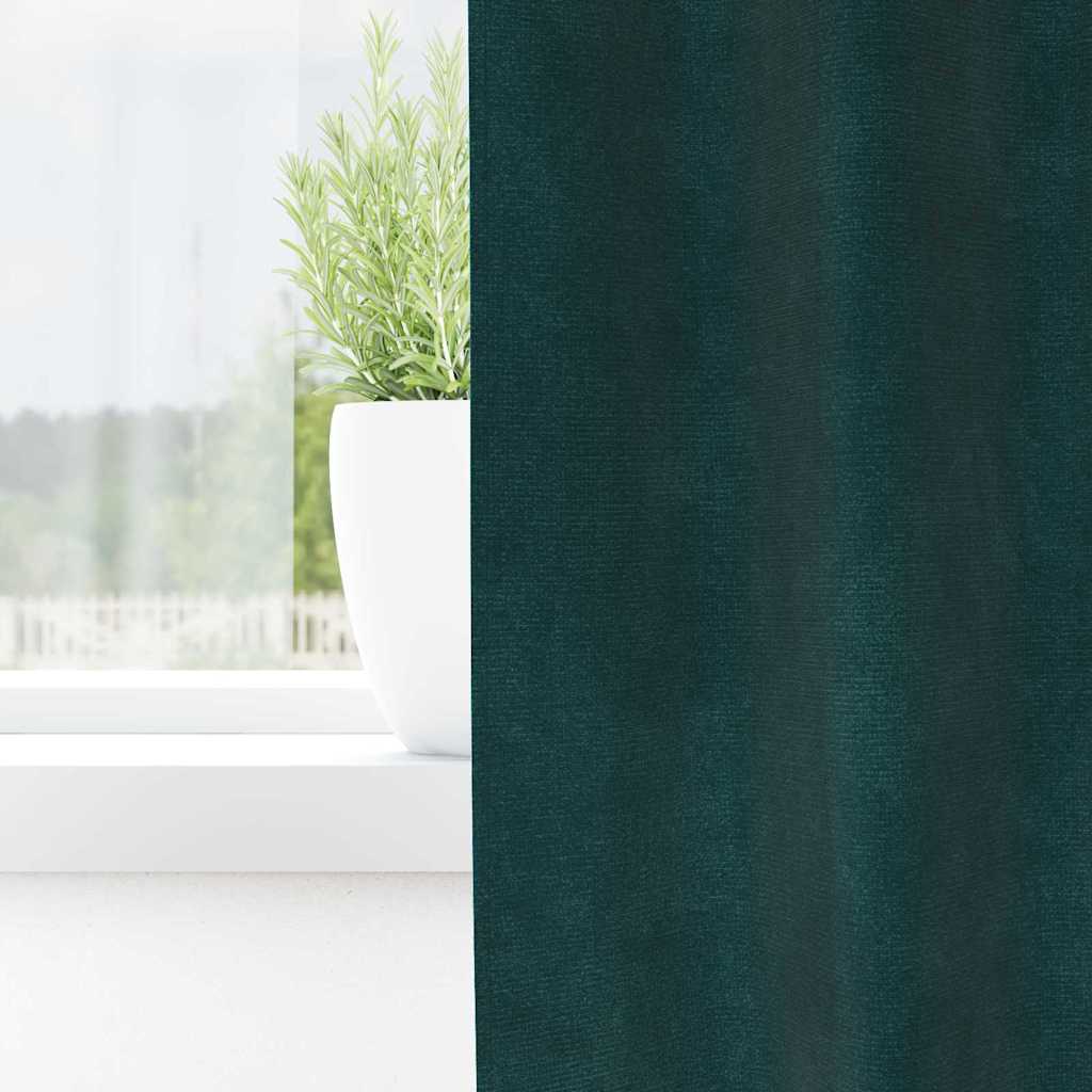 Kardinaid 2 tk Tumeroheline 140 x 225 cm Samet