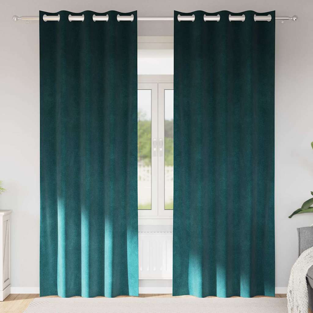 Kardinaid 2 tk Tumeroheline 140 x 225 cm Samet