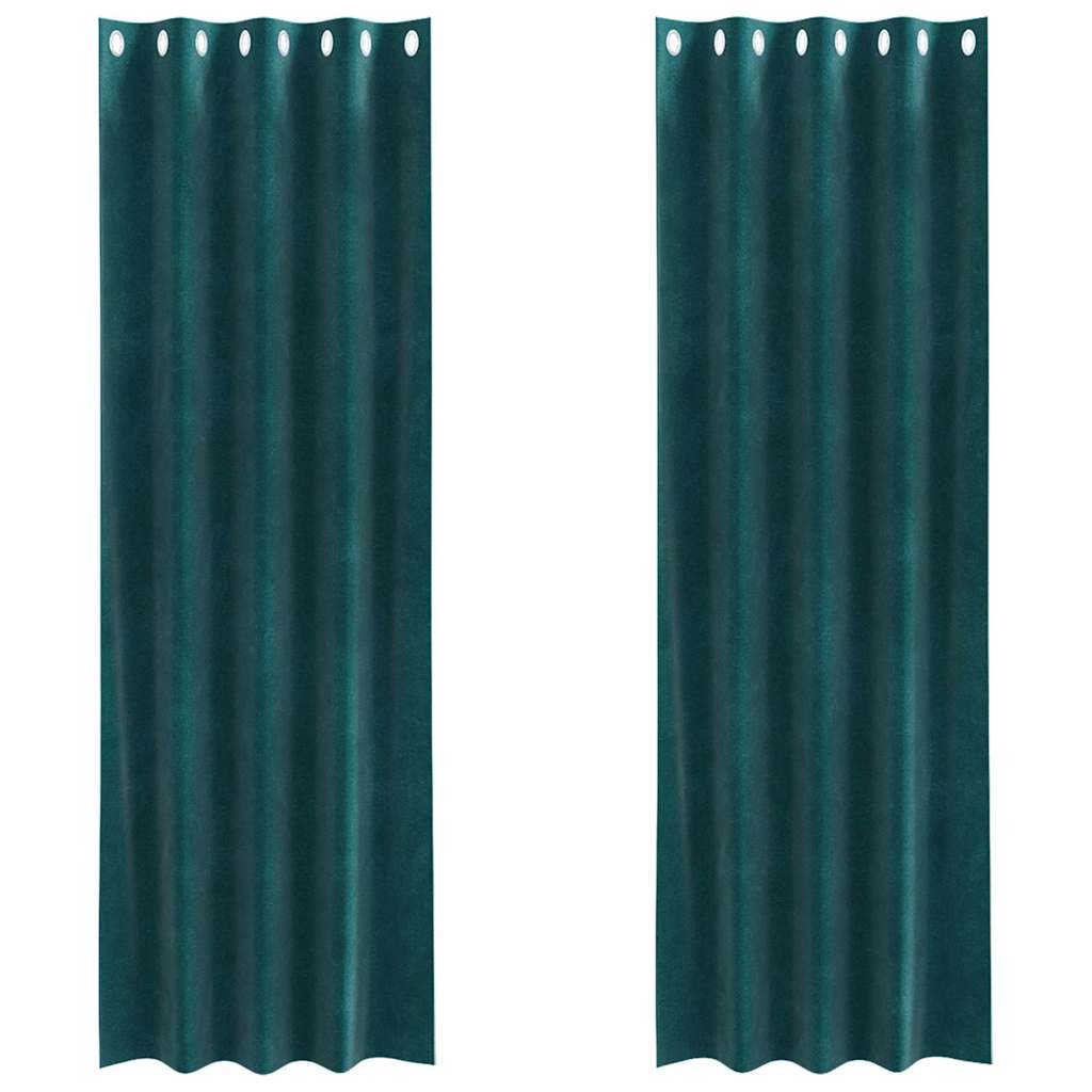 Kardinaid 2 tk Tumeroheline 140 x 225 cm Samet