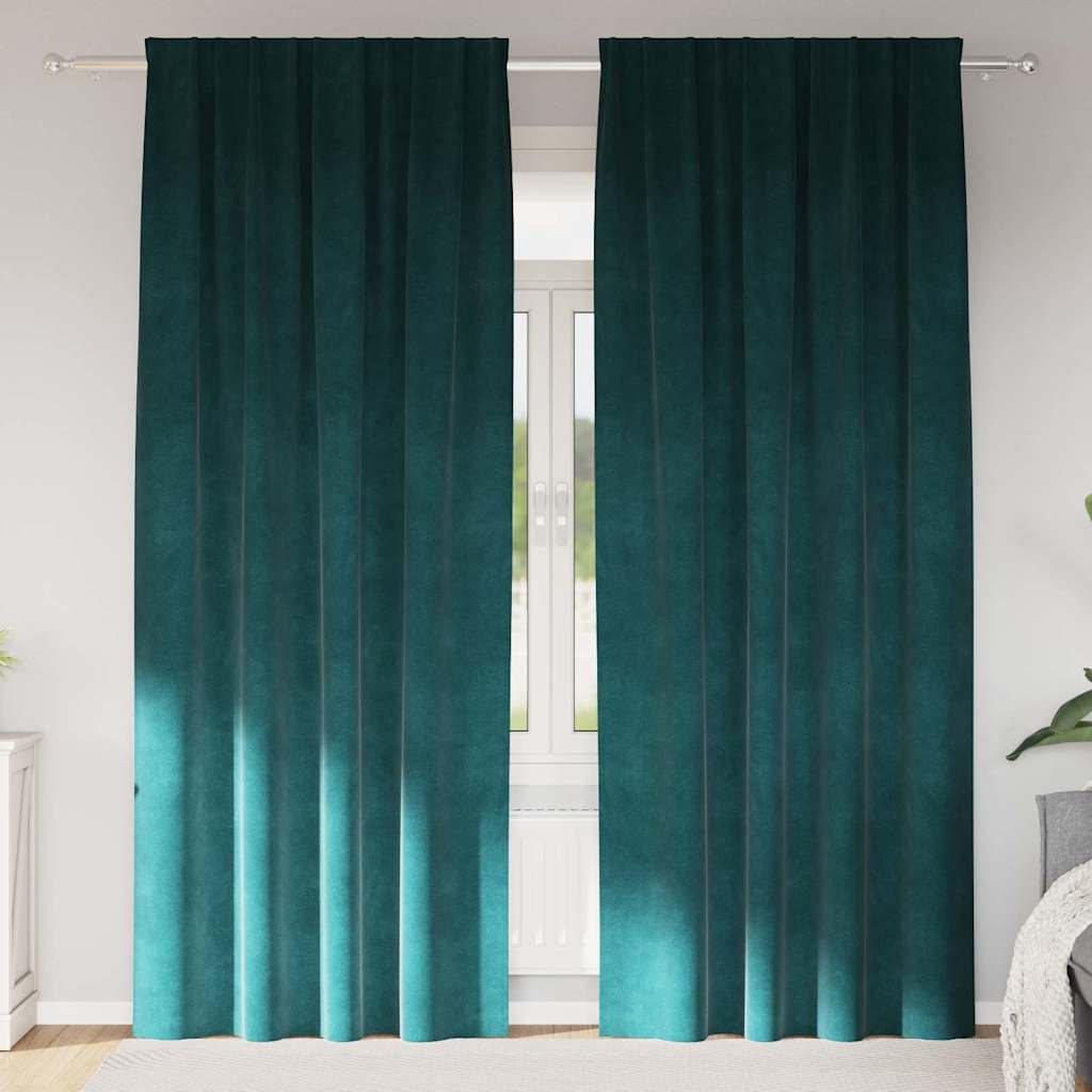 Kardinaid 2 tk Tumeroheline 140 x 225 cm Samet