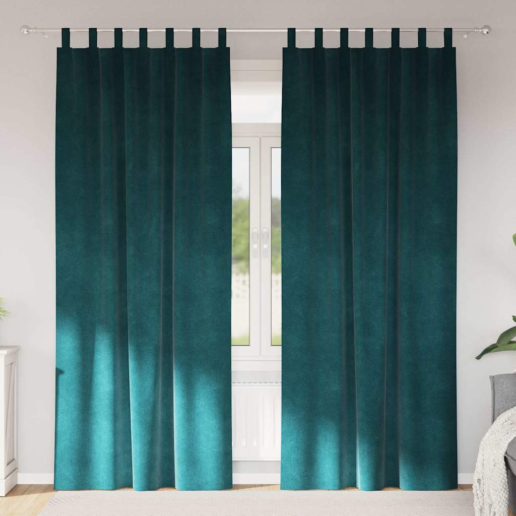 Kardinaid 2 tk Tumeroheline 140 x 225 cm Samet