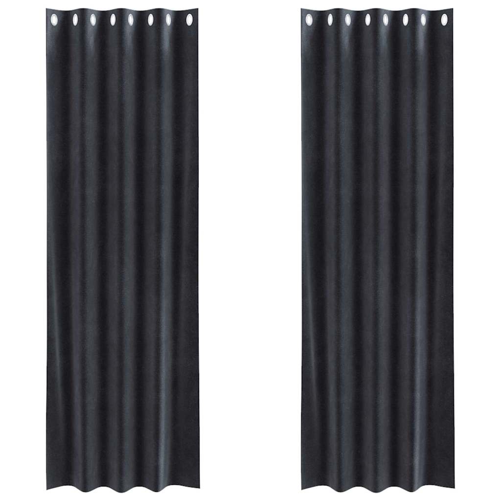 Kardinaid 2 tk Tumehall 140 x 260 cm Samet