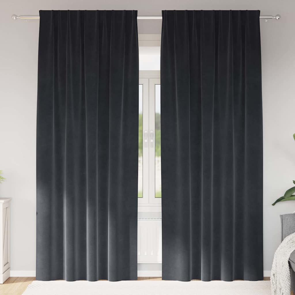 Kardinaid 2 tk Tumehall 140 x 245 cm Samet