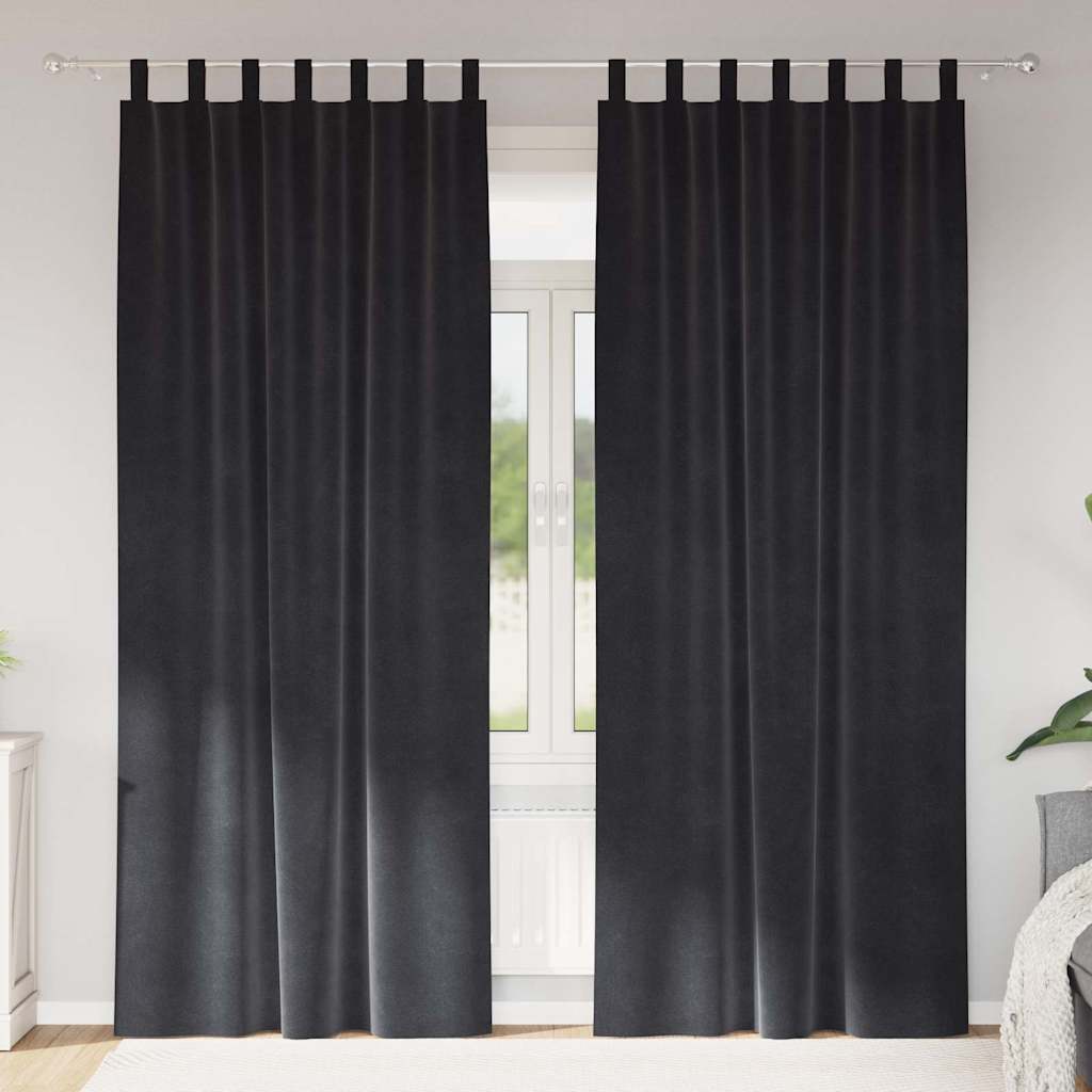 Kardinaid 2 tk Tumehall 140 x 260 cm Samet