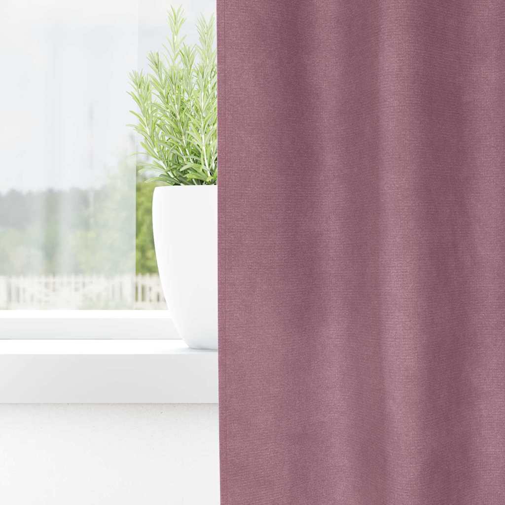 Kardinaid 2 tk Tumepink 140 x 175 cm Samet
