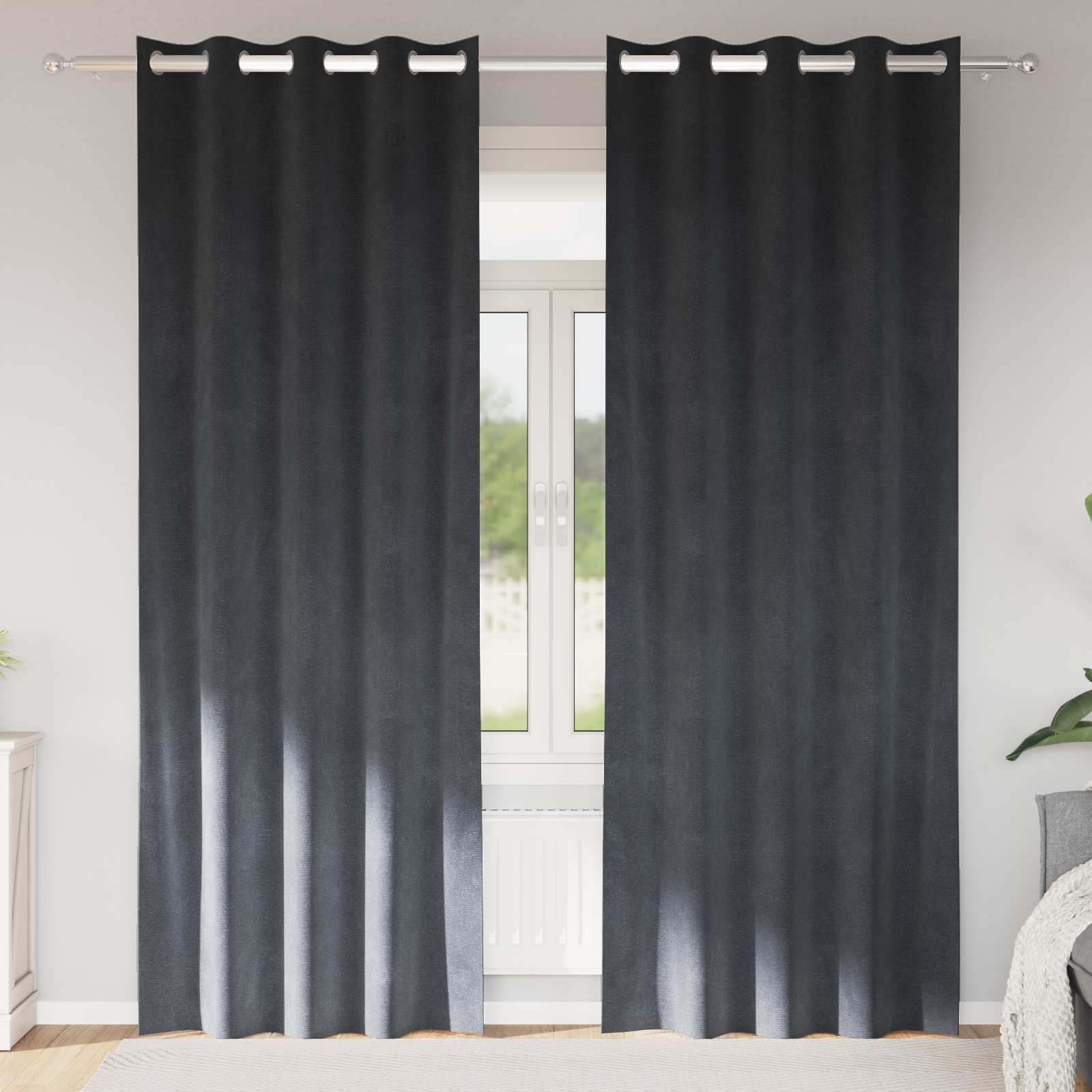 Kardinaid 2 tk Helehall 140 x 245 cm Samet
