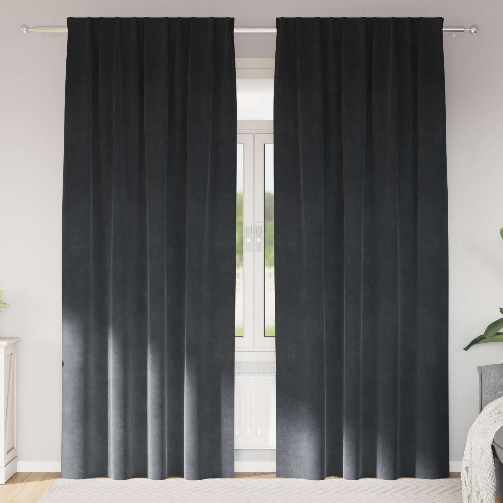 Kardinaid 2 tk Helehall 140 x 225 cm Samet