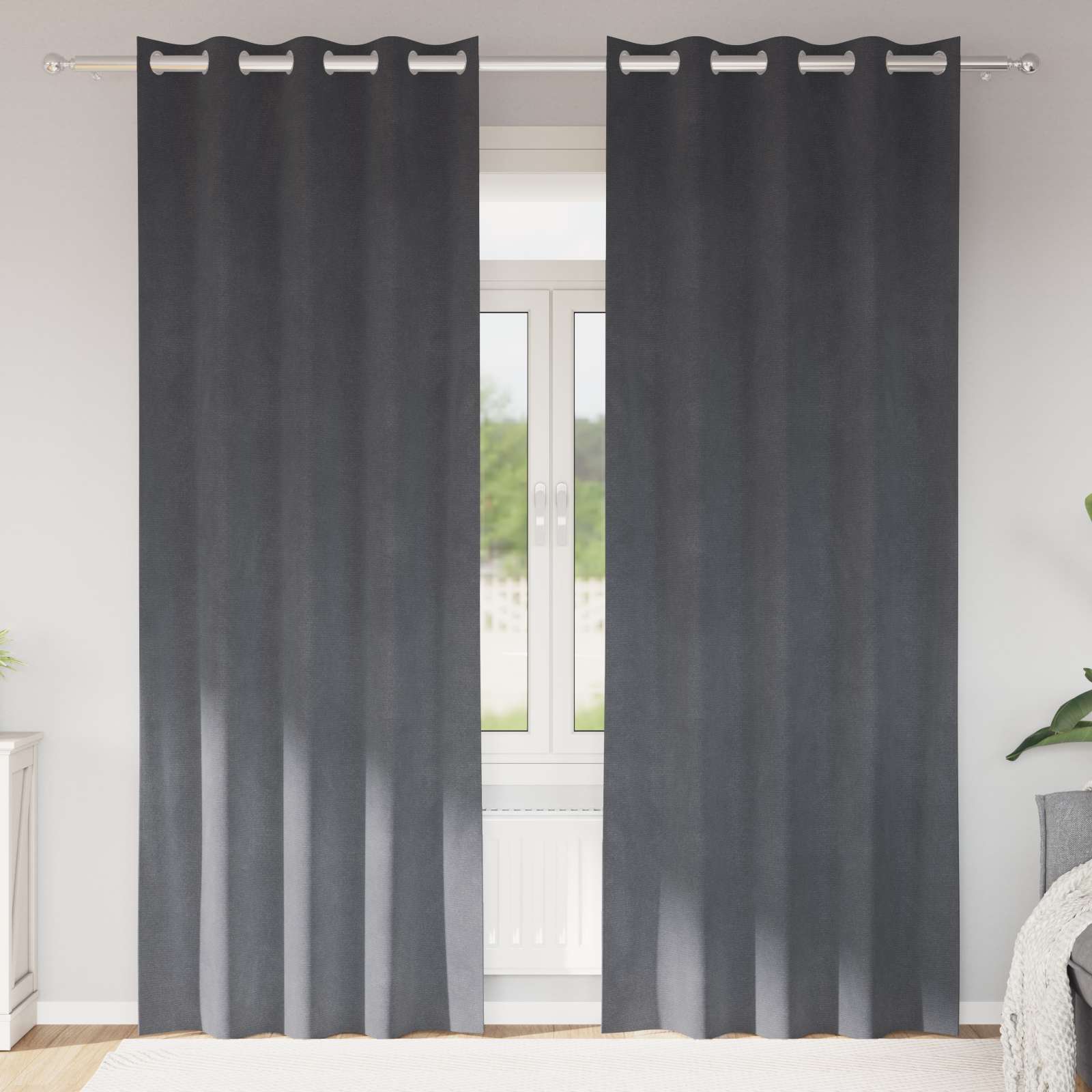 Kardinaid 2 tk Helehall 140 x 260 cm Samet