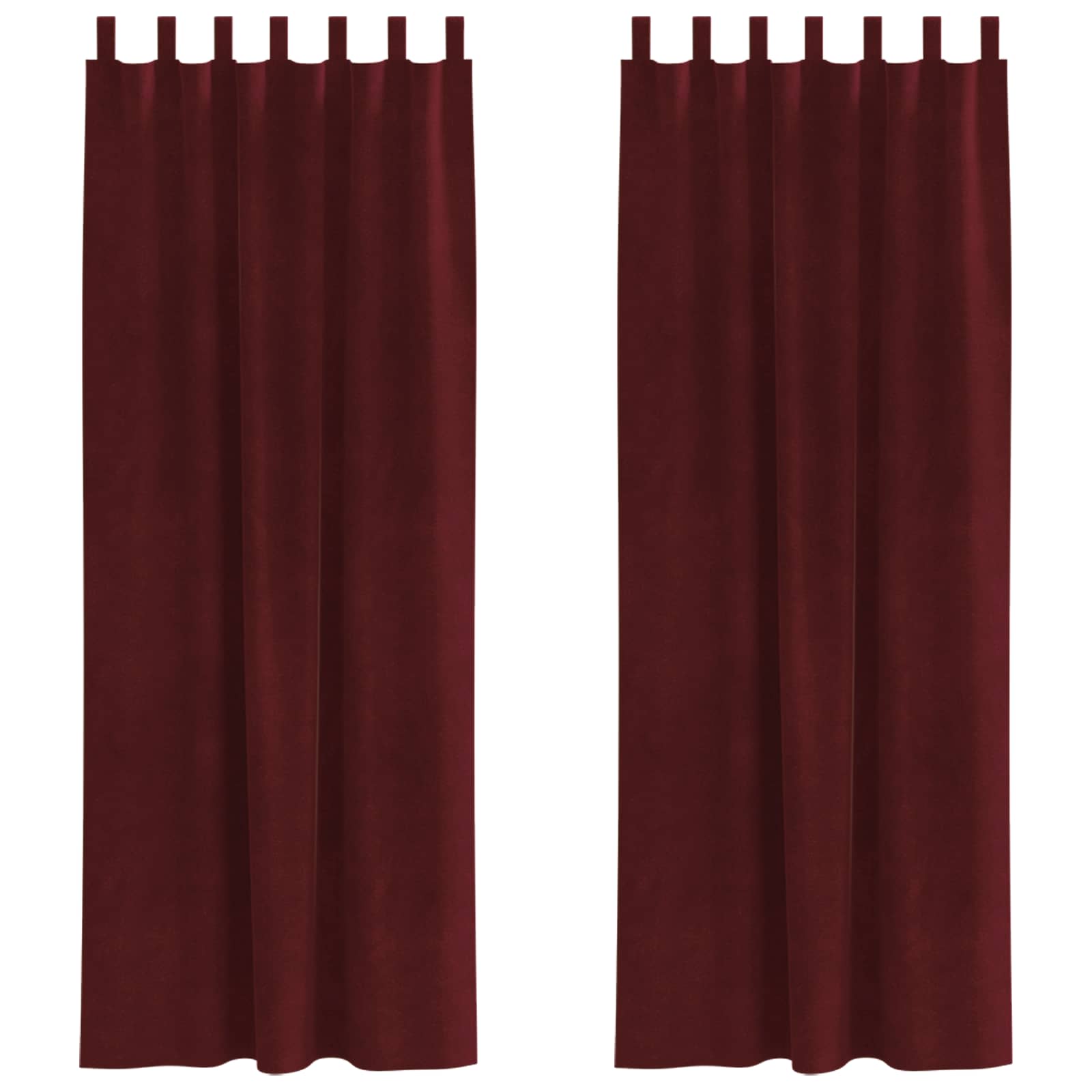Kardinaid 2 tk Veinpunane 140 x 245 cm Samet