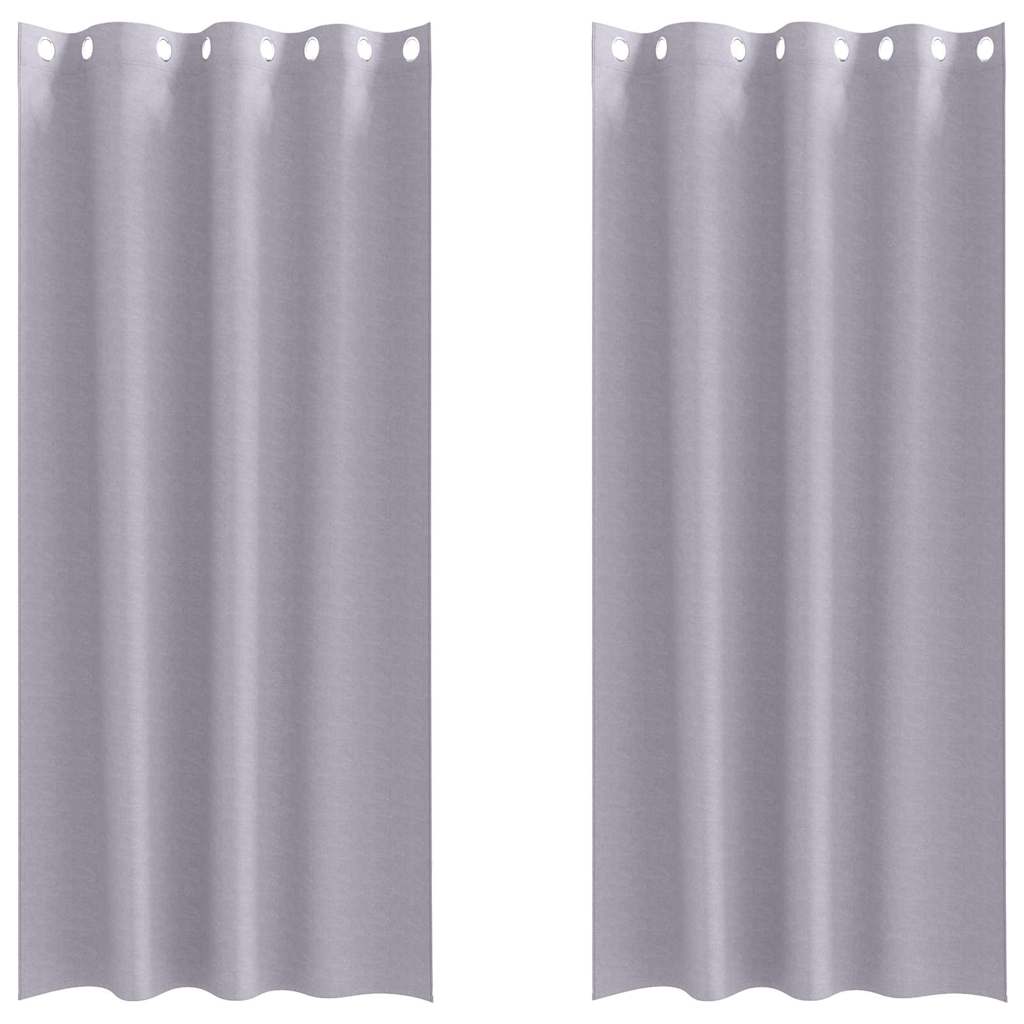 Kardinad rõngastega 2 tk Metallhall 225 x 140 cm Polüester