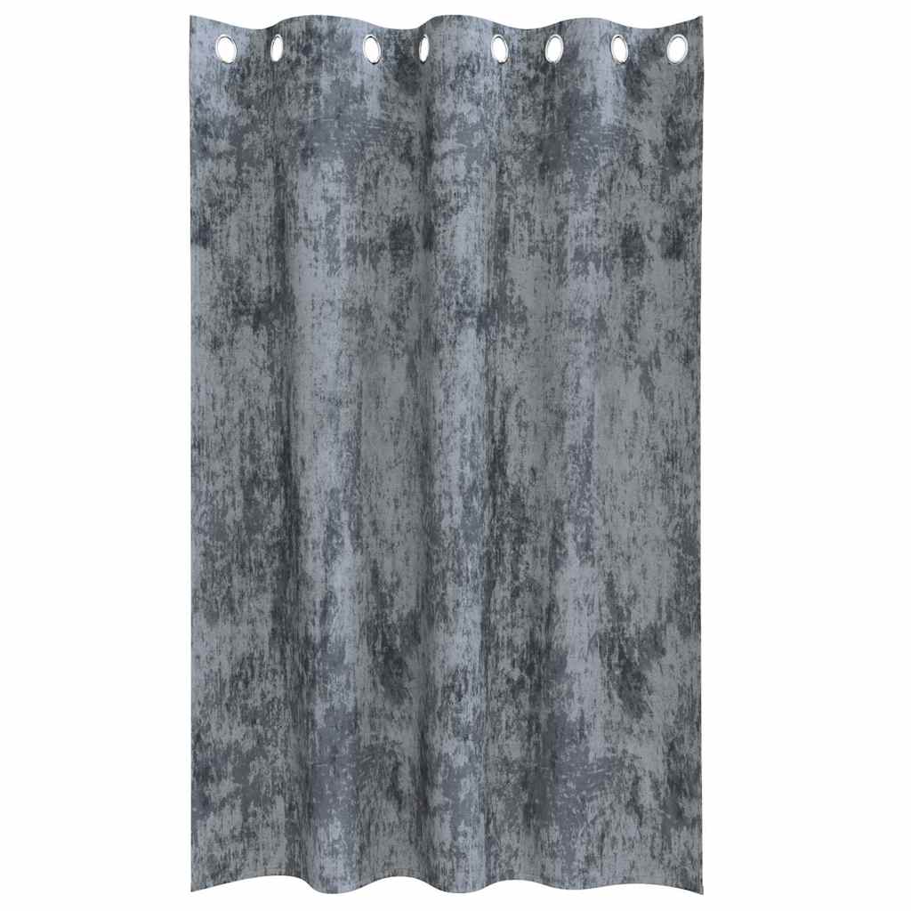 Satiinist kardinad 2 tk Hõbehall 175 x 140 cm Samet