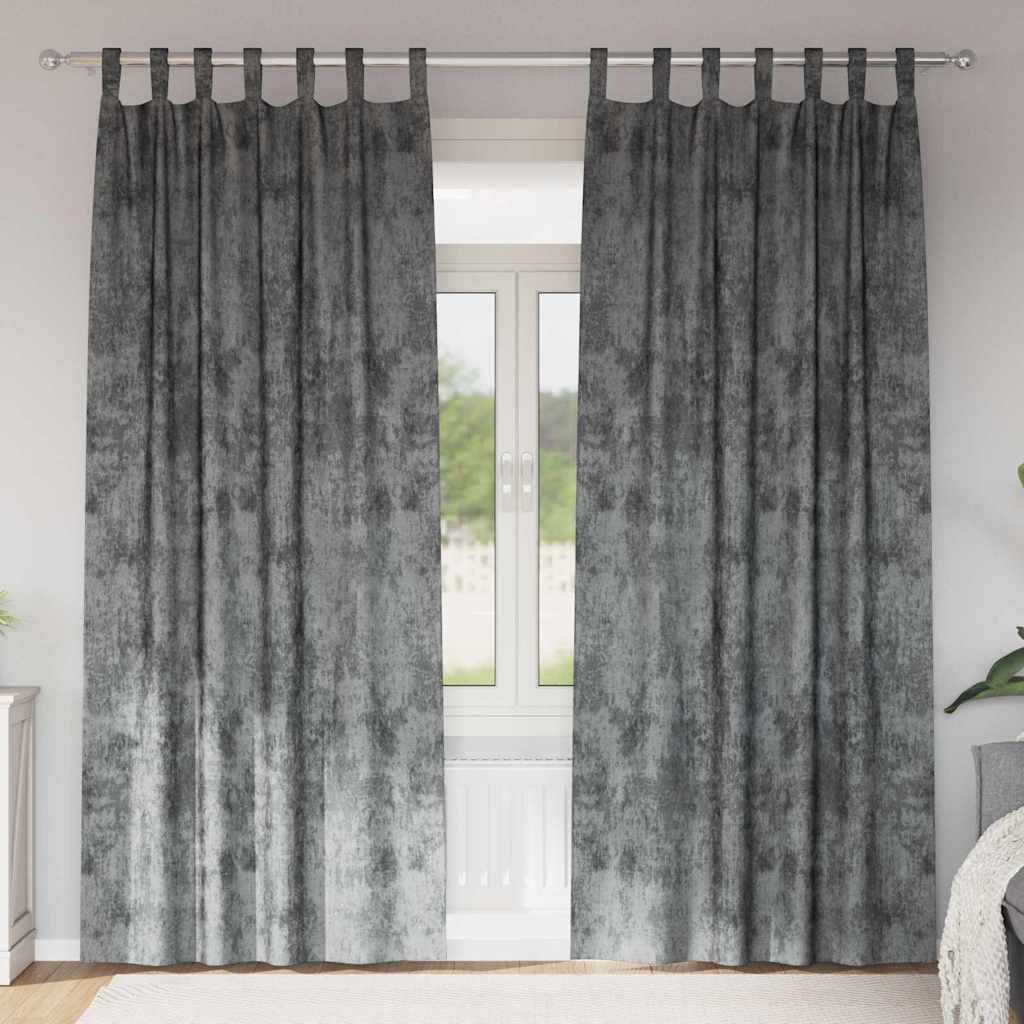 Satiinist kardinad 2 tk Hall 245 x 140 cm Samet