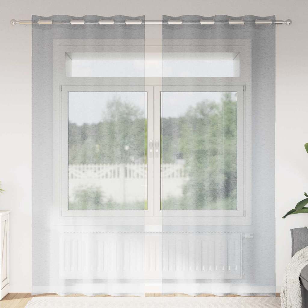 Voile Kardin 2 tk Tumehall 245 x 140 cm Polüester