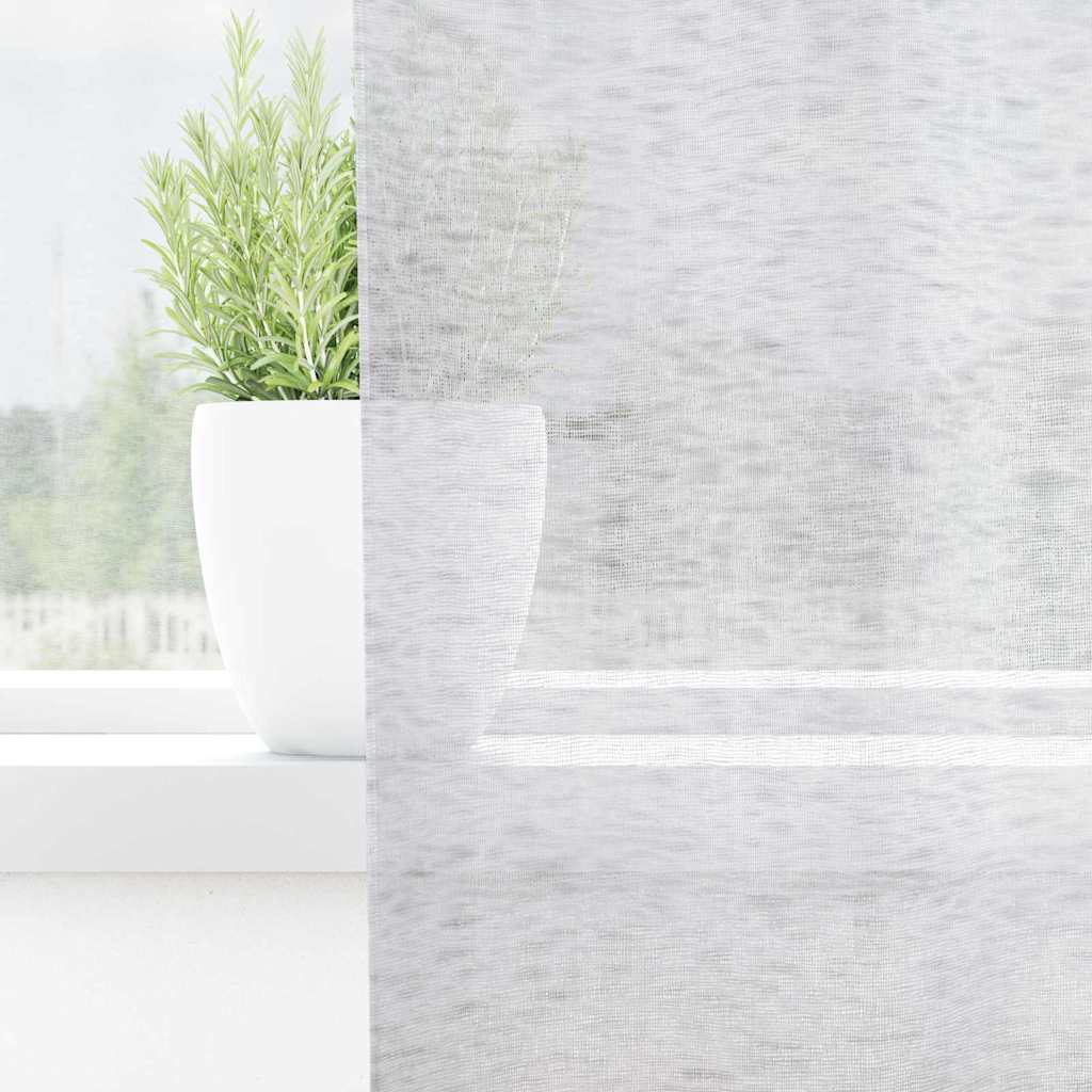 Voile Kardin 2 tk Helehall 260 x 140 cm Polüester