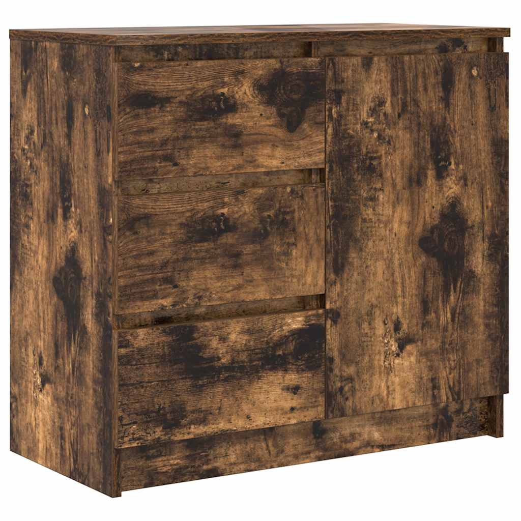 Puhvetkapp sahtliga, suitsutatud tamm, 71x35x65 cm, tehispuit