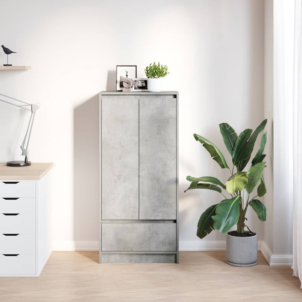 Kapp sahtliga, betoonhall 55,5x34x119,5 cm, tehispuit