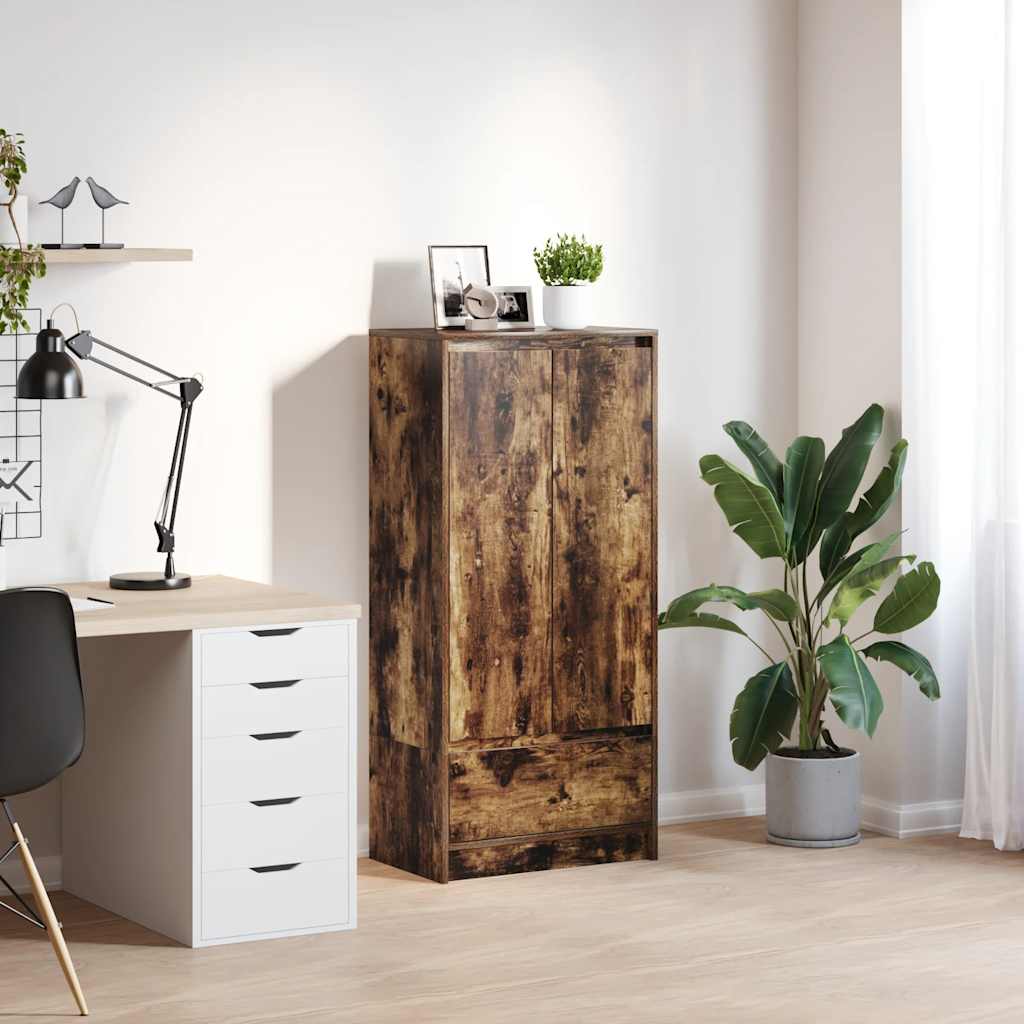 Kapp sahtliga, suitsutatud tamm 55,5x34x119,5 cm, tehispuit