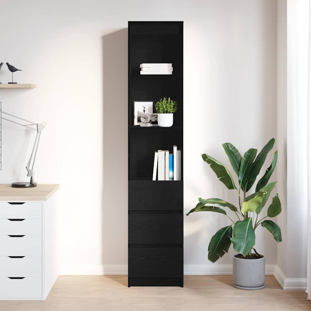 Highboard Must tamm 37,5x35x180 cm Engineered Wood