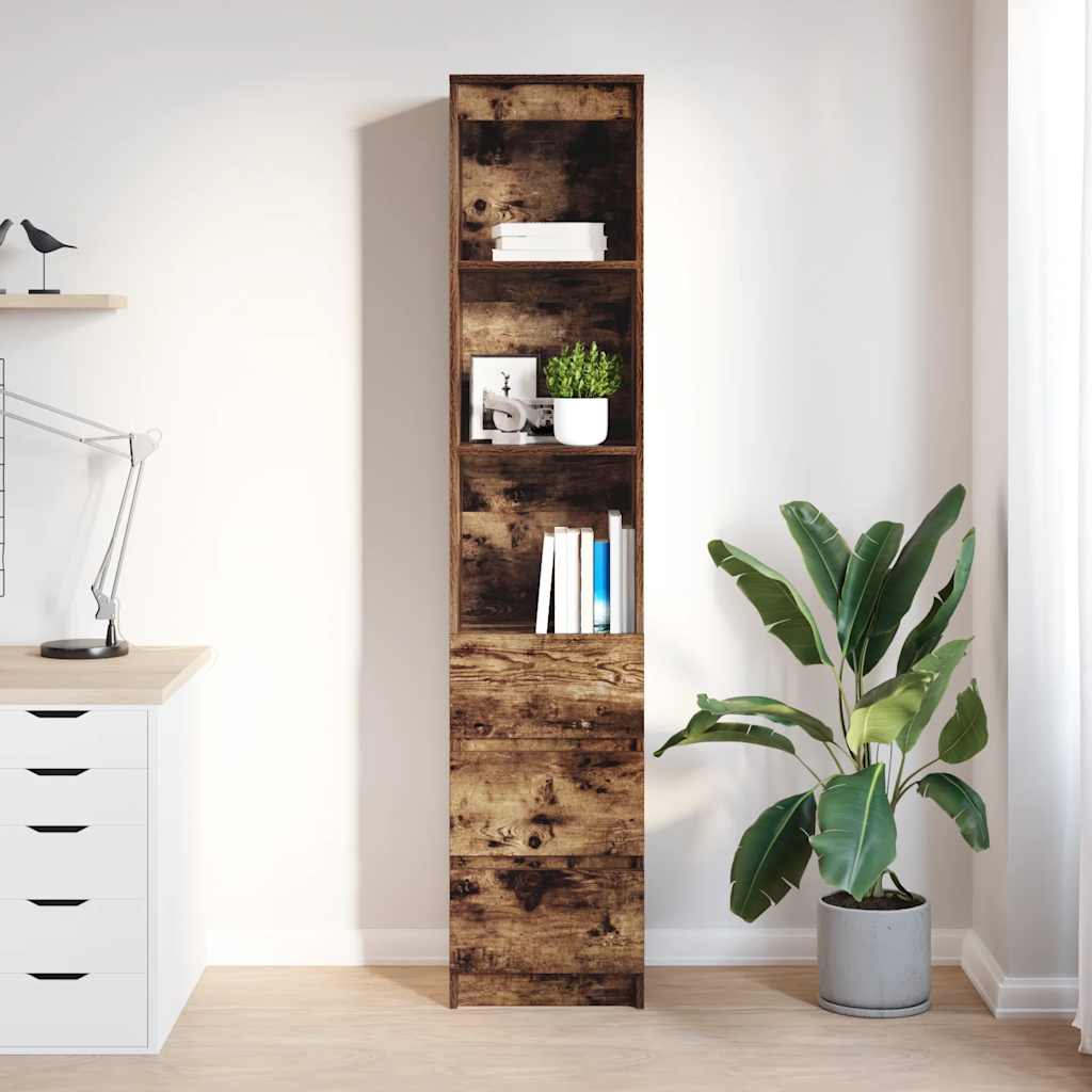 Highboard suitsutamm 37,5x35x180 cm Engineered Wood