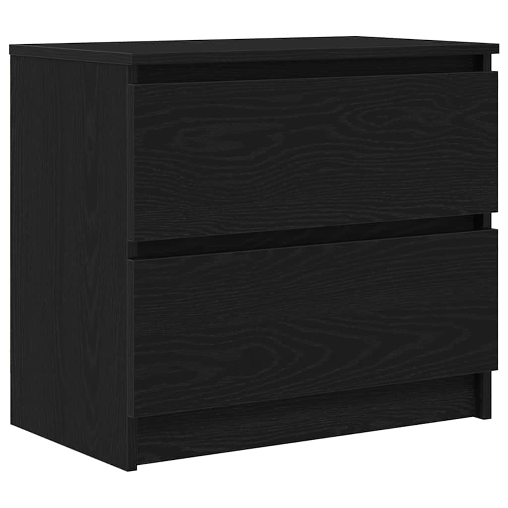Telerikapp Must 60x35x54 cm Engineered Wood