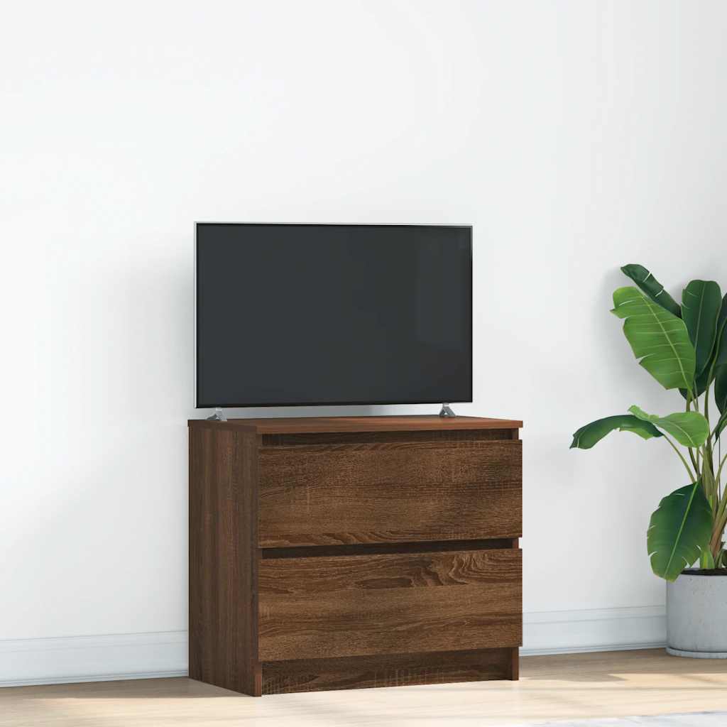 Telerikapp Pruun tamm 60x35x54 cm Engineered Wood