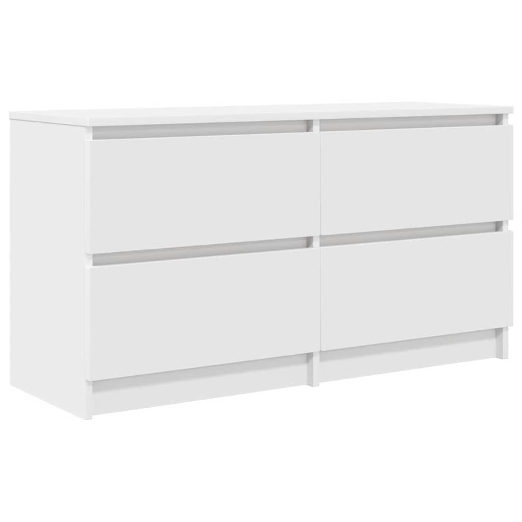 Telerikapp Valge 100x35x54 cm Engineered Wood