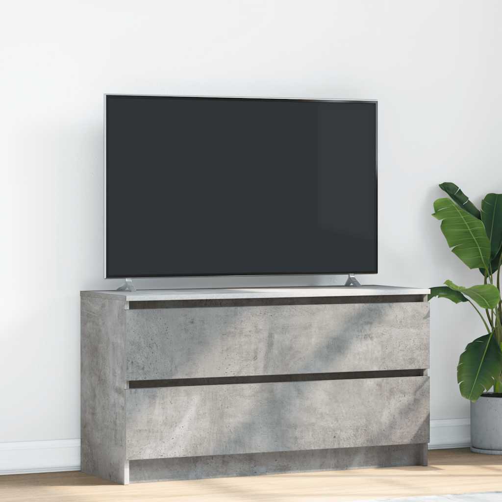 Telerikapp Betoonhall 100x35x54 cm Engineered Wood