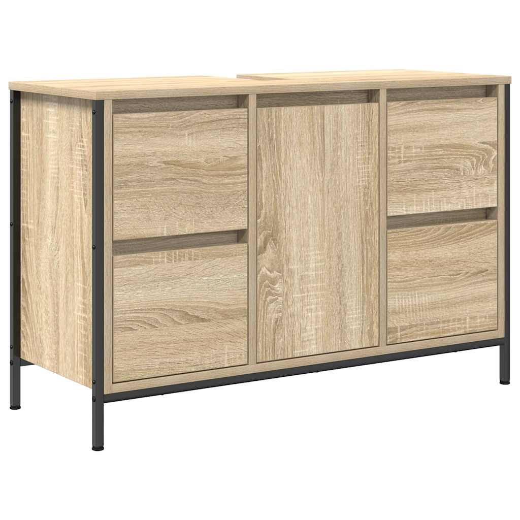 Valamukapp sahtlitega sonoma tamm 90x34,5x60 cm