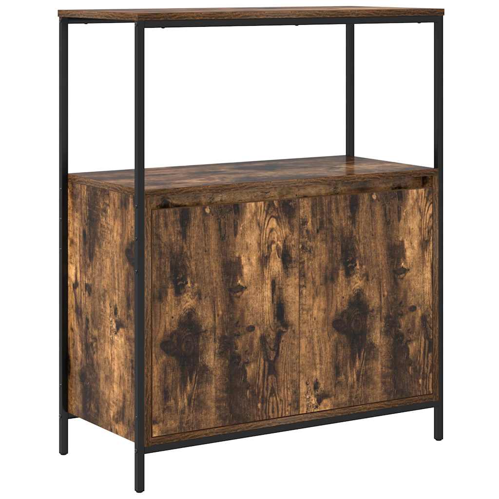 Riiulitega vannitoakapp suitsutamm 76,5x35x95 cm