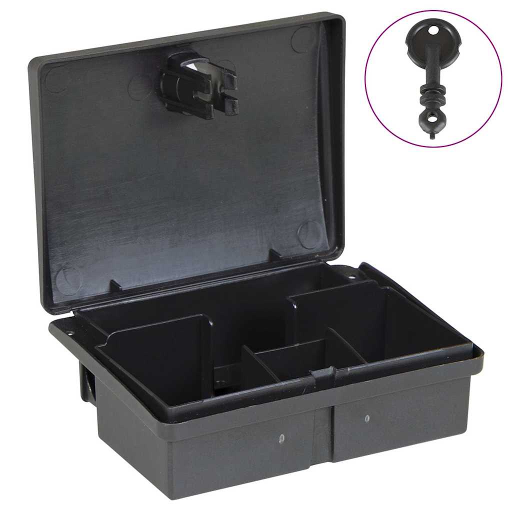 Hiirelõksud 5 tk mustad 13 x 10 x 4 cm