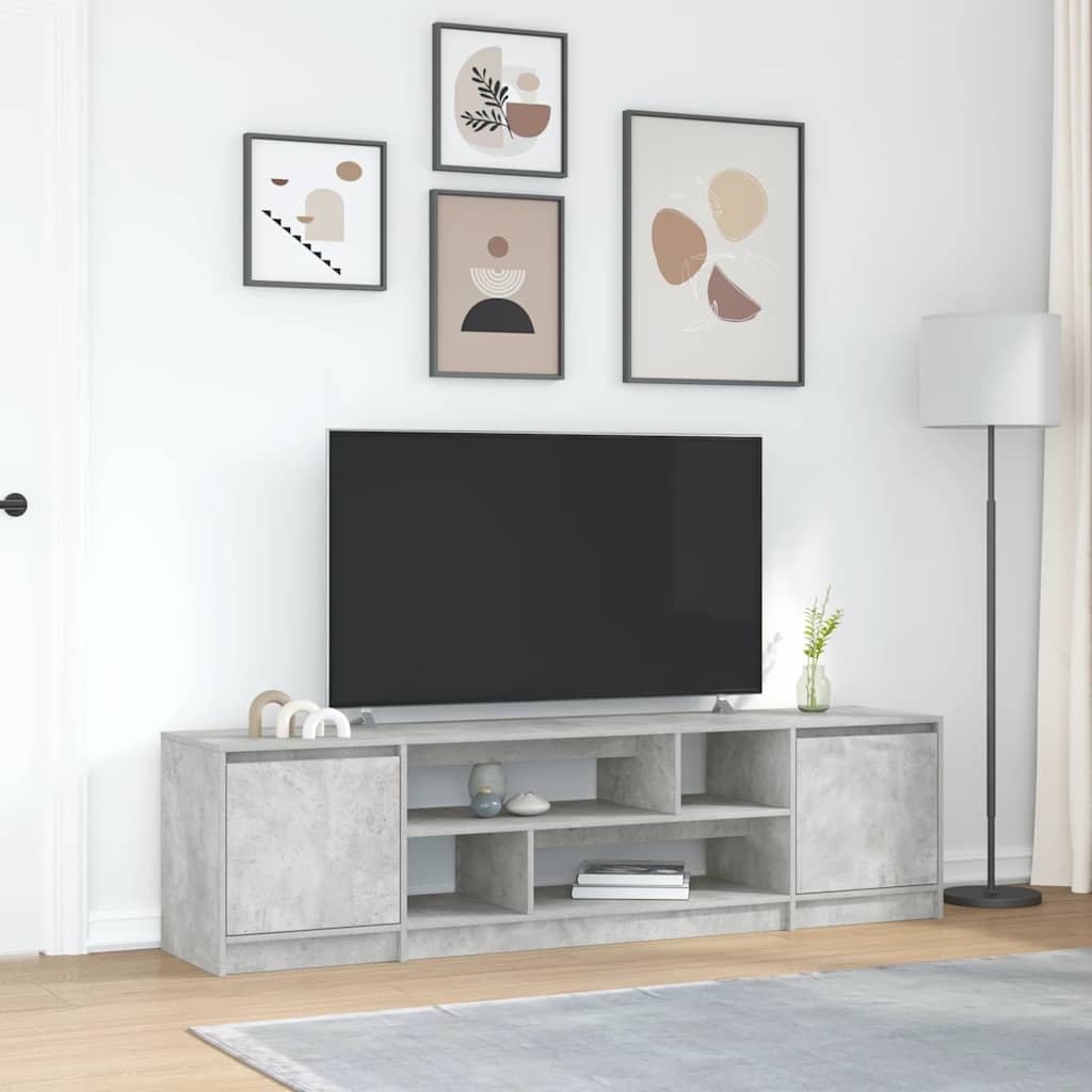 Telerikapp betoonhall 188,5x41x50 cm tehniline puit