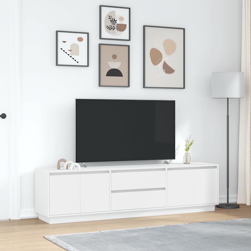 LED-tuledega telerikapp, valge, 193,5x41x50 c