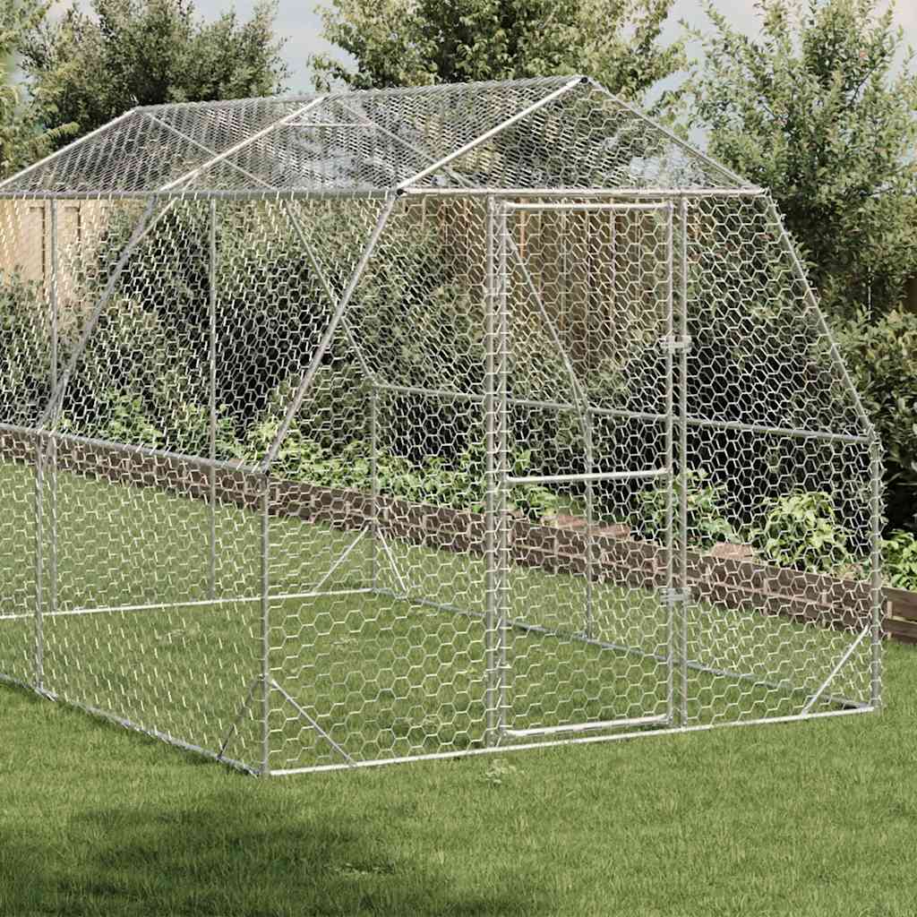 Kanade aedik 2,5 x 4 x 2,25 m, tsingitud terasest