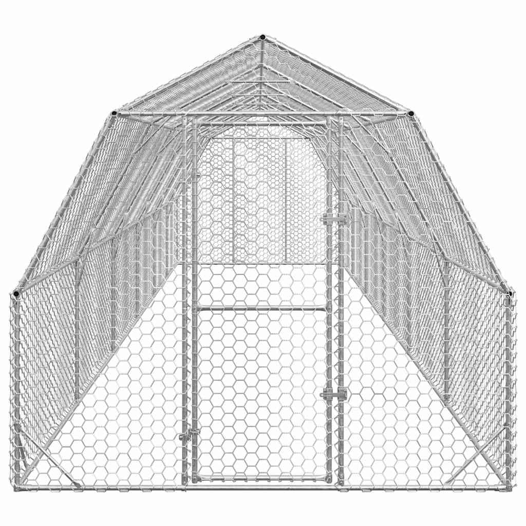 Kana jooks 2,5x12x2,25 m tsingitud teras