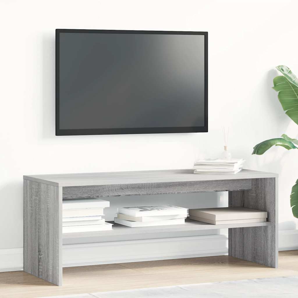 Telerikapp, hall Sonoma tamm, 100 x 40 x 40 cm, tehispuit