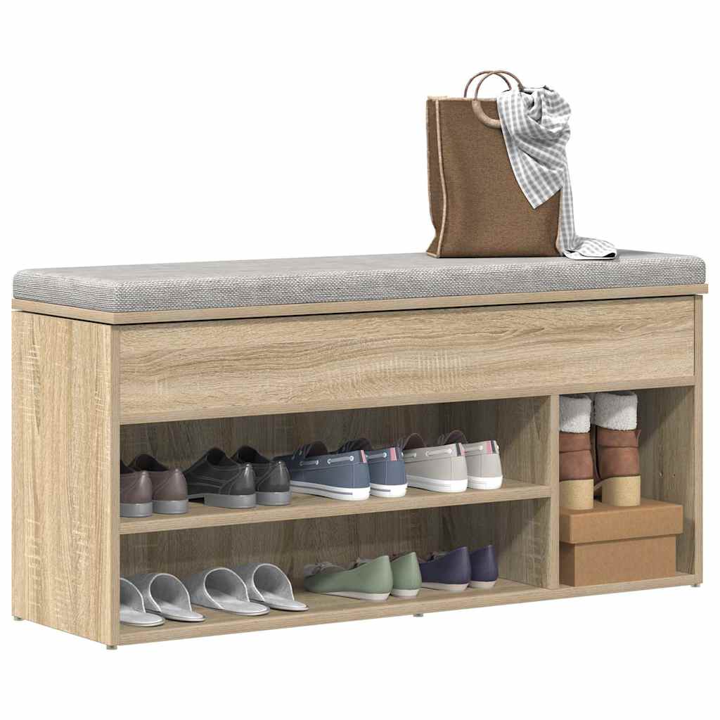 Jalatsipink, Sonoma tamm, 102x30,5x45 cm, tehispuit