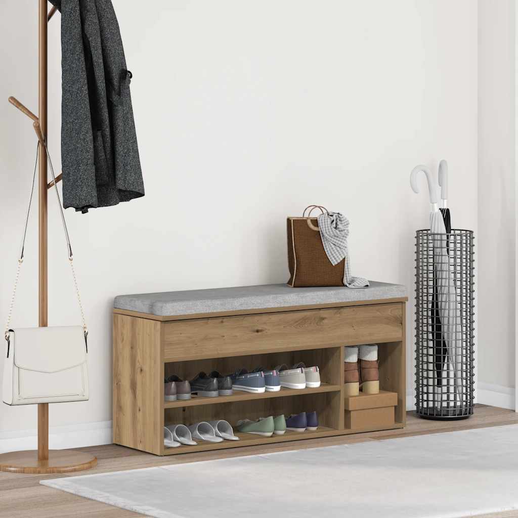 Jalatsipink, käsitöötamm, 102x30,5x45 cm, tehispuit