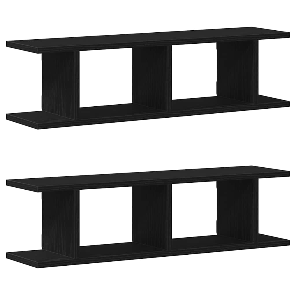 Seinariiulid 2 tk must tamm 75x18x20 cm insenerpuit