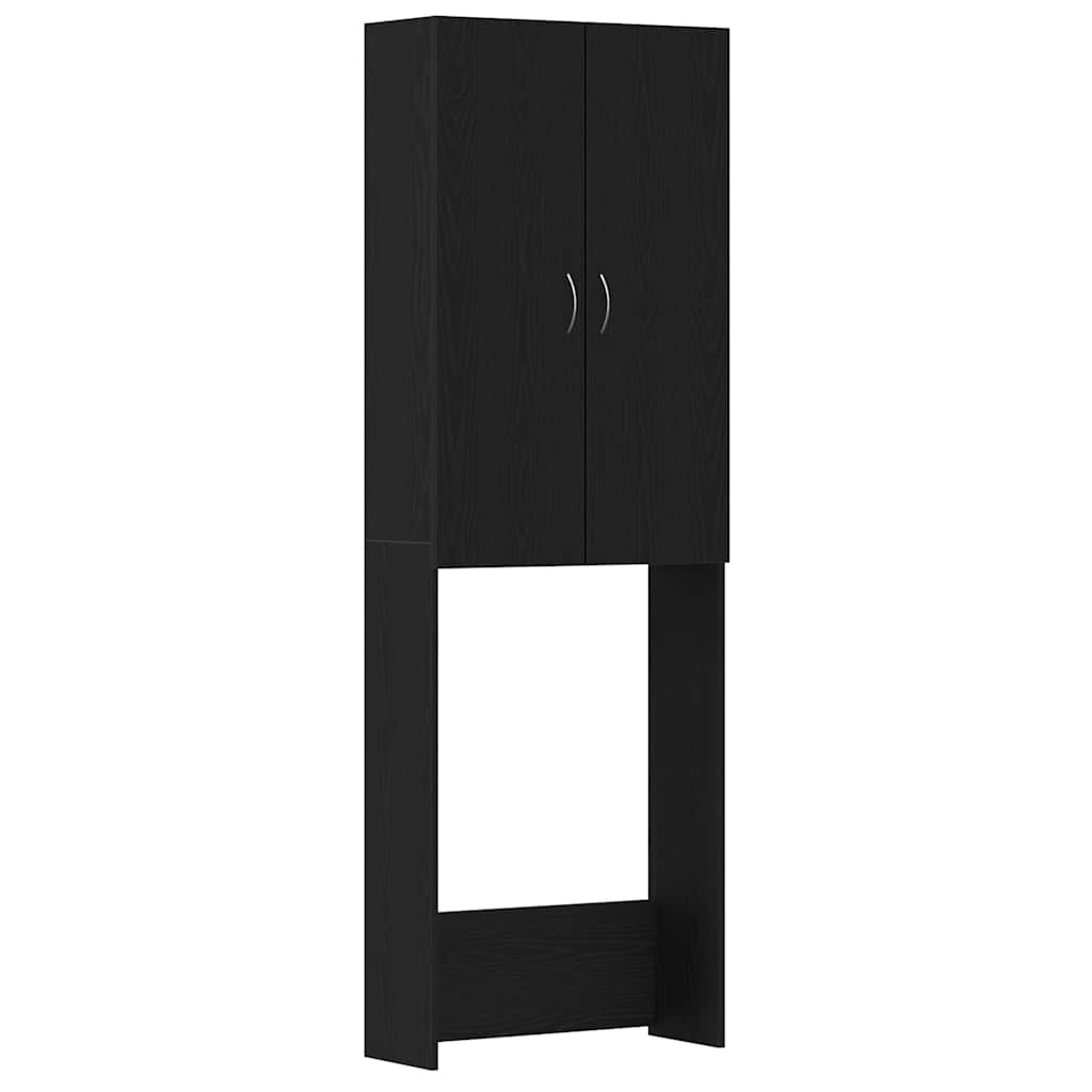 Pesumasina kapp must tamm 64x25,5x190 cm