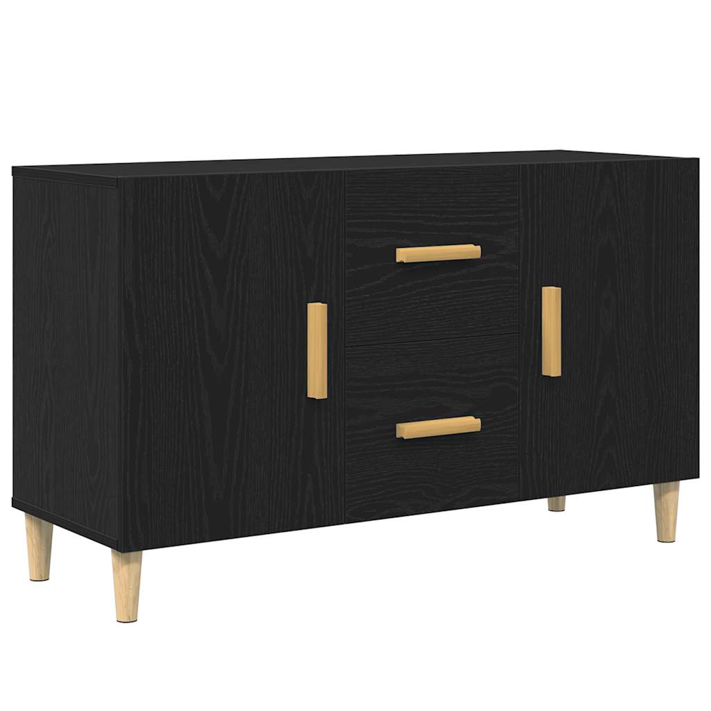Puhvetkapp, must tamm, 100 x 36 x 60 cm, tehispuit