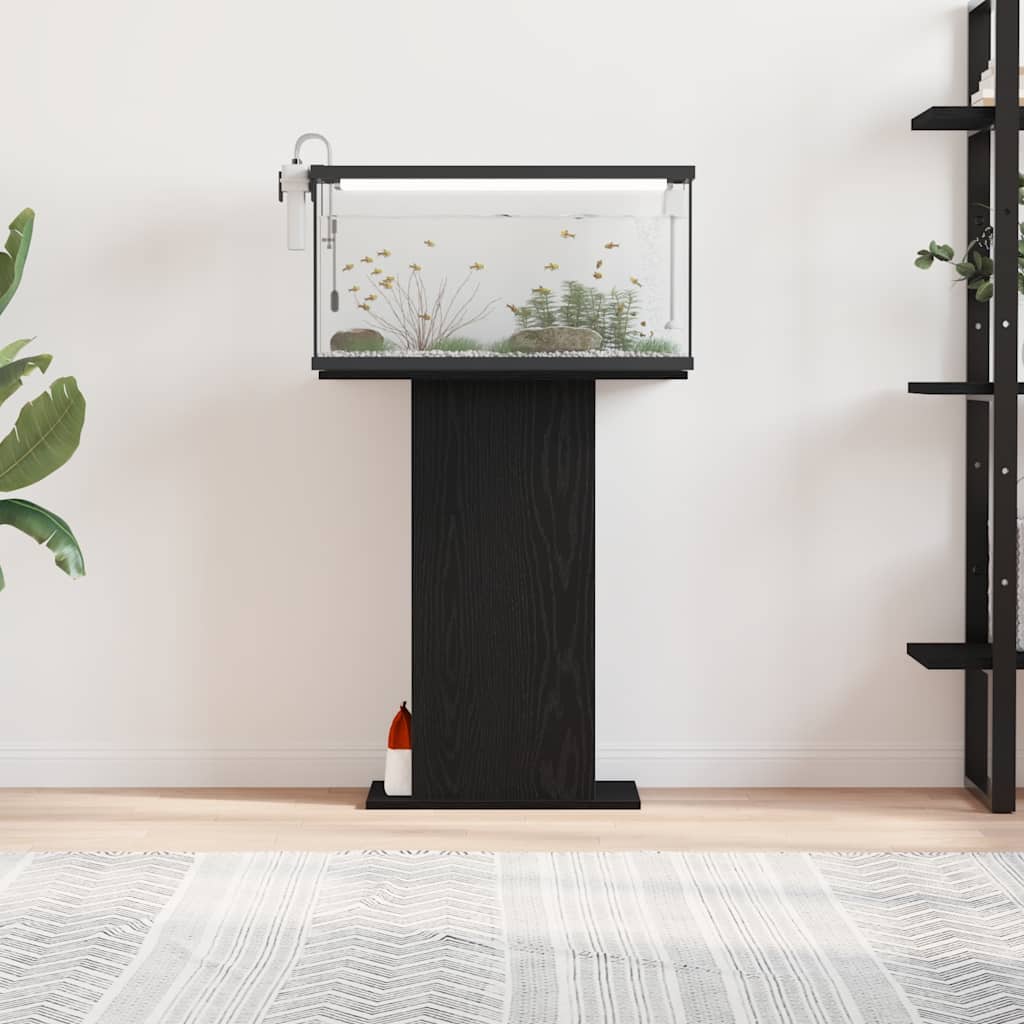 Akvaariumi alus, must tamm, 60,5x36x72,5 cm, tehispuit